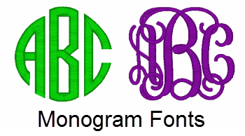 best monogram fonts on dafont